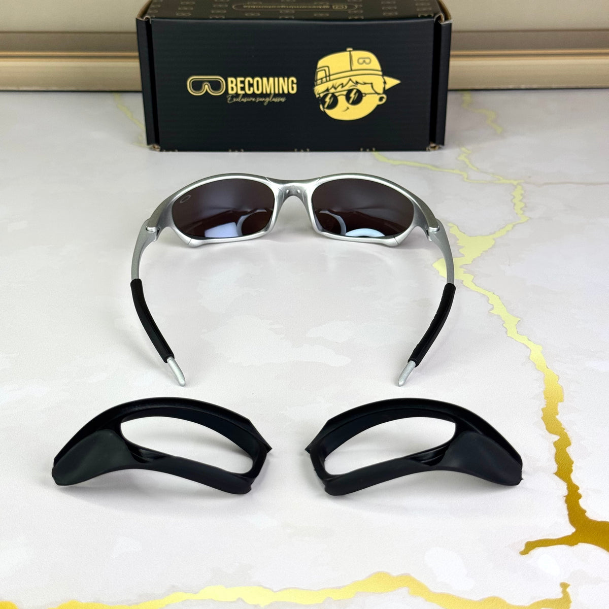 Oakley Juliet + Blinders Semimetálicas