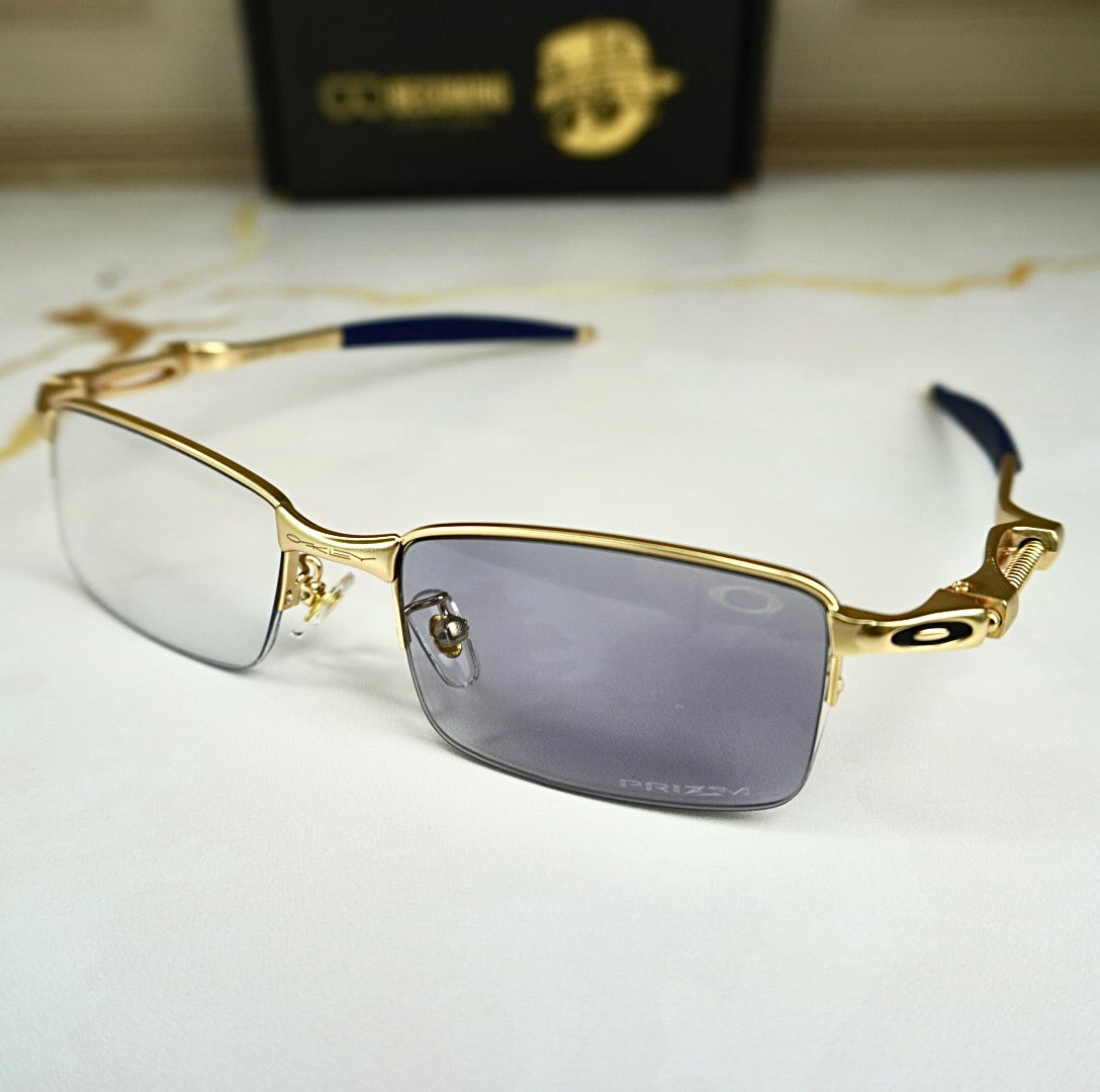 Oakley Fotocromáticas Medio Marco (Goma Azul Oscuro)